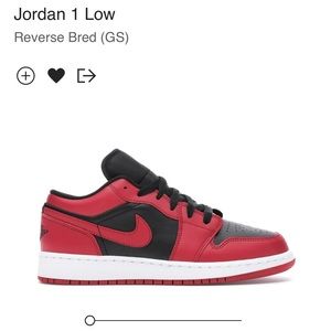Jordan 1 Low Reverse Bred (GS) 5Y 6.5W